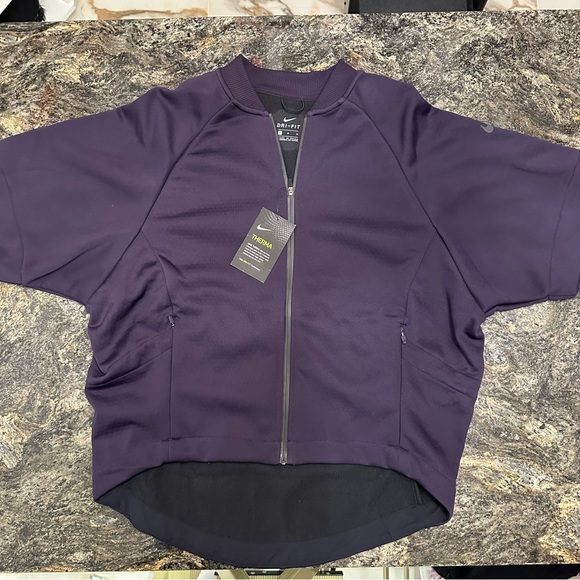 COPY - NWT Nike women’s short sleeve zip up - Picture 2 of 5